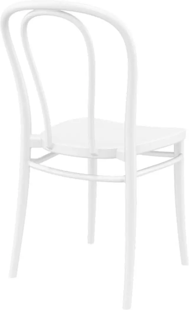 Καρέκλα Στοιβαζόμενη VICTOR Λευκό PP 45x52x85cm 2