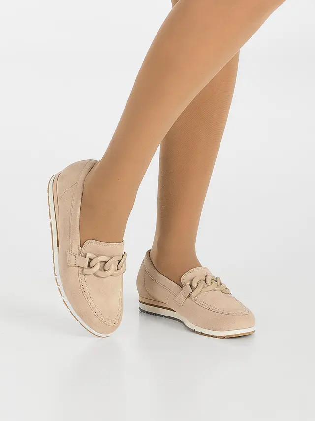 Gabor Μοκασίνια-Loafers Γυναικείο δέρμα Nubuck Μπεζ GAB/52415 33-OASI 2