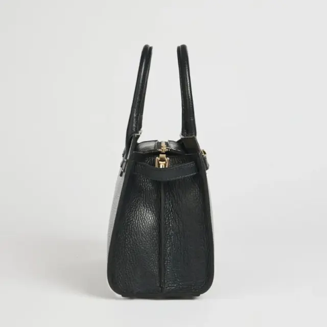 Τσάντα Borsa Grace in pelle Togo Nera GR-DO-NE Μαύρο - ONESIZE 3