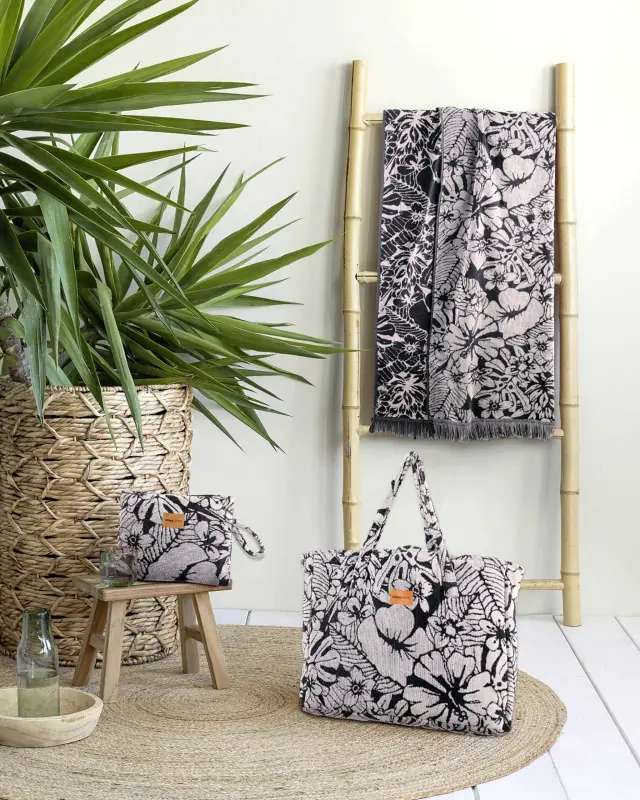 Νεσεσέρ Θαλάσσης 23x32 Nima Hawaii Pink-Black 100% βαμβακερό 2