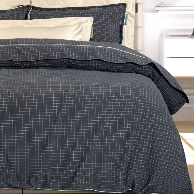 Σετ Σεντόνια 250x270 King Size Essential Greenwich Polo Club 2297 Black 100% βαμβακερόΧωρίς Λάστιχο 2