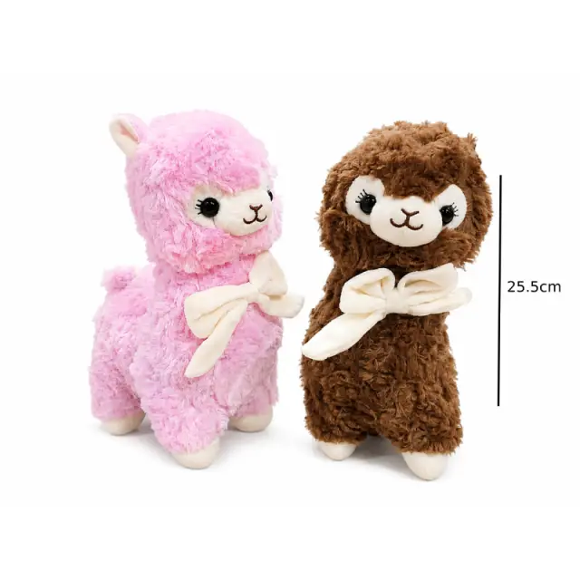 Λούτρινο Αλπακά 25.5cm σε Διάφορα Χρώματα - Plush Alpaca 25.5cm Assorted Colors 072085 2