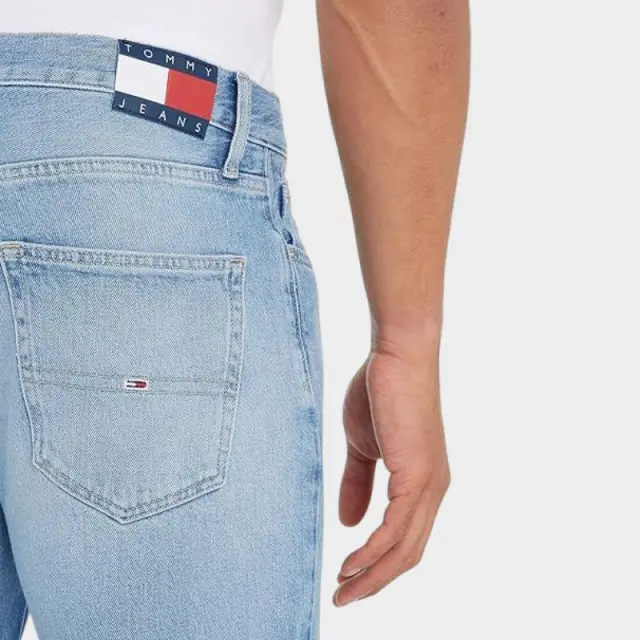 Tommy Hilfiger - Ανδρικό Παντελόνι Τζιν Ελαστικό Dad Tapered Regular Fit DM0DM20200-1AB Μπλε - W31 L32 3