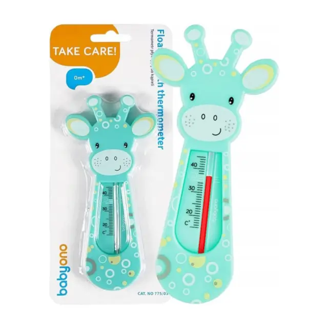 BabyOno: Θερμόμετρο μπάνιου "Giraffe" Τυρκουάζ BN776/01 2