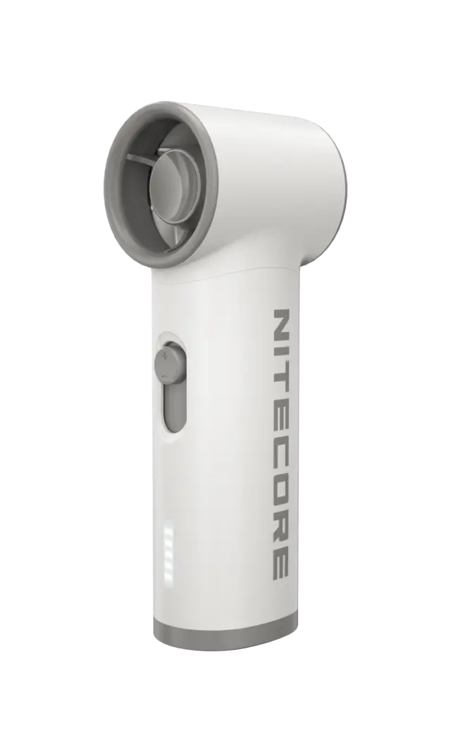NiteCore Lightweight Mini Handheld Fan NEF01 Lite Frost White (9110101563)