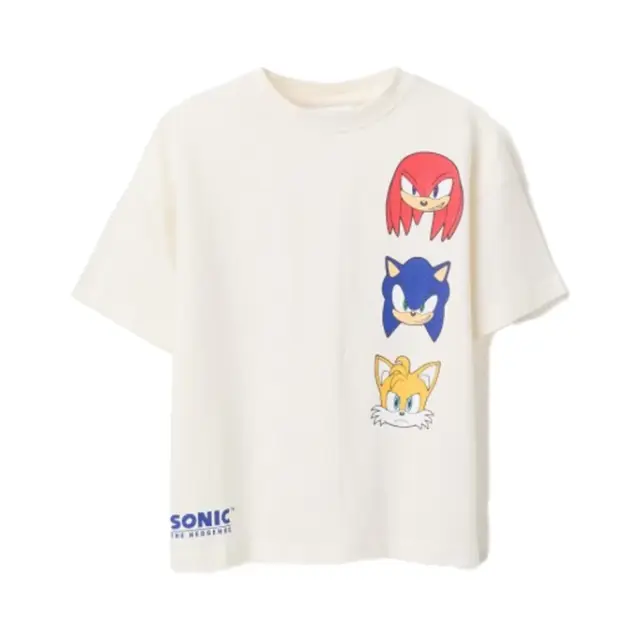 Εφηβική μπλούζα κοντομάνικη για αγόρι Sonic Sega ZKBAP0303-2