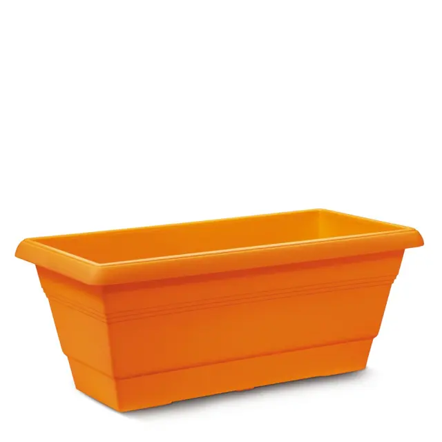 Ζαρντινιέρα Festone 40X20X16 Εκ. Πορτοκαλί