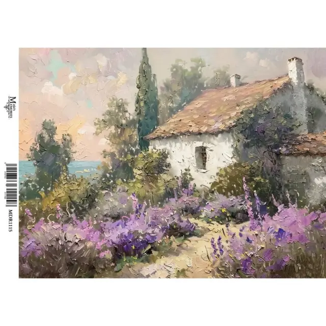 Ριζόχαρτο Maja's Memories, 30x42cm, Αγρόκτημα με λεβάντες, MDR1115