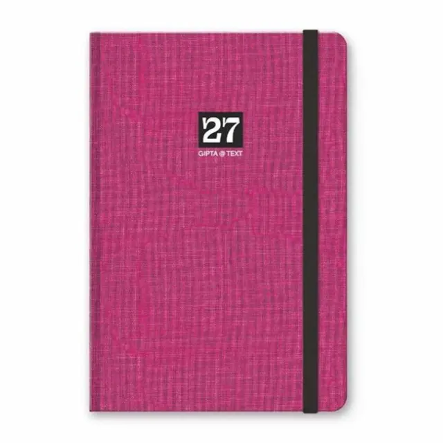 Gipta Εβδομαδιαία Ατζέντα Text Book 2027 9x16 Magenta (627-1209-99)