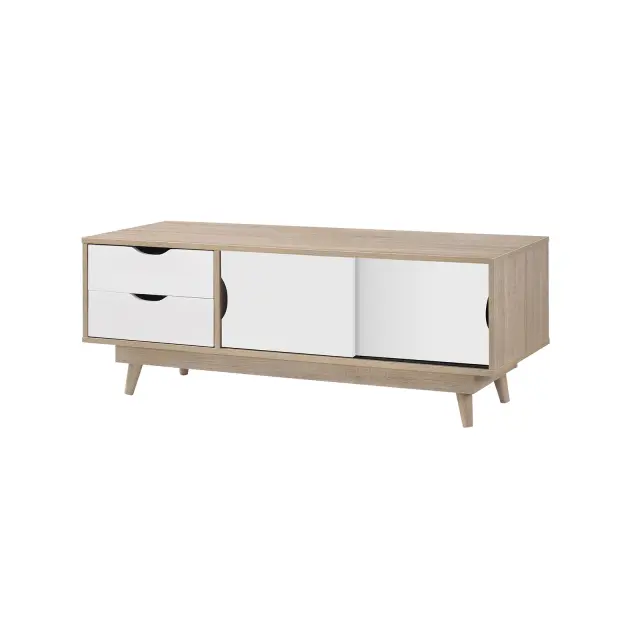 Έπιπλο TV ALIDA Μελαμίνη Sonoma/Άσπρο 120x45x45cm