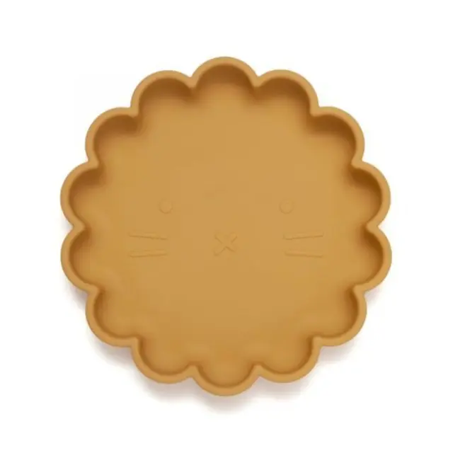 Petit Monkey – Πιάτο Σιλικόνης Lion - Ochre