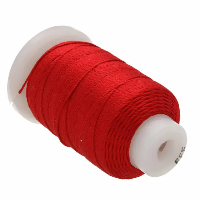 Κορδόνι 100% Μετάξι Ø0.42mm (NoFFF) Red - 84m