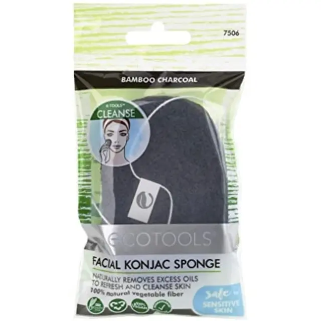 EcoTools Sponge Facial Konjac Charcoal