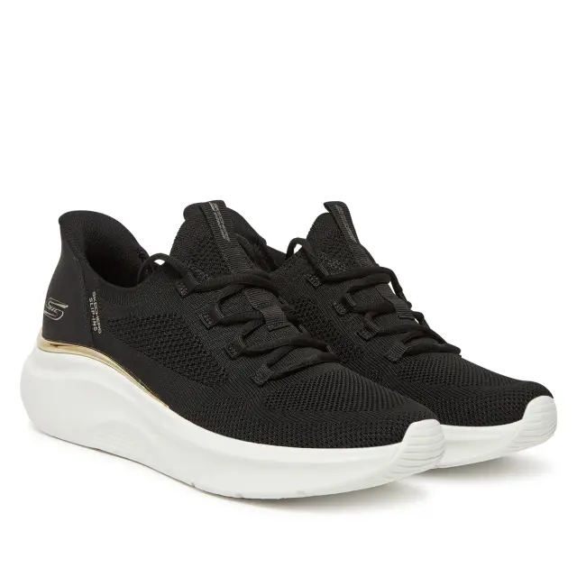 Γυναικεία Ανατομικά Sneakers Skechers 117617/BLK Μαύρα Μαύρο - 41 2