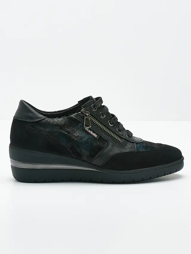 Mephisto Sneakers Γυναικείο δέρμα Nubuck Μαύρο MEP/PATRIZIA BLACK 3