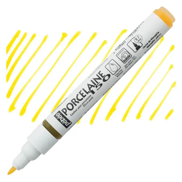 Pebeo Porcelaine Μαρκαδόρος Πορσελάνης - 01 Marseilles Yellow 0.7mm