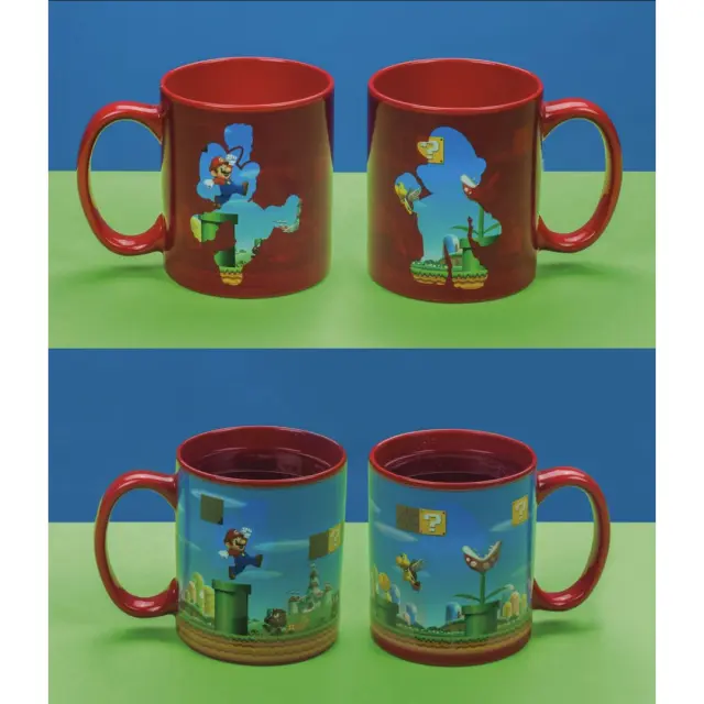 Paladone Nintendo Super Mario Heat Change Mug Κεραμική Κούπα που Αλλάζει Σχέδιο με τη Θερμότητα – PP3432NN