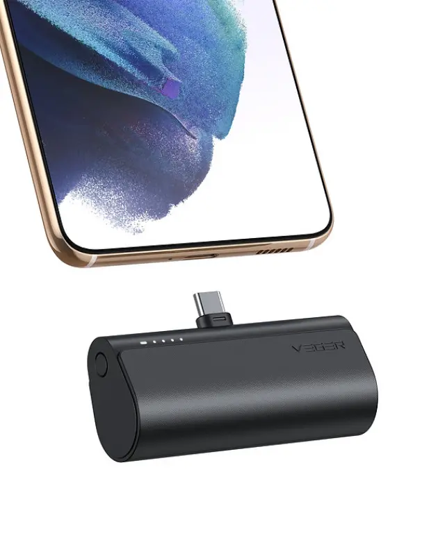 Veger® V0556 - 5000mAh Mini Powerbank με σύνδεση Type-C 20W 2