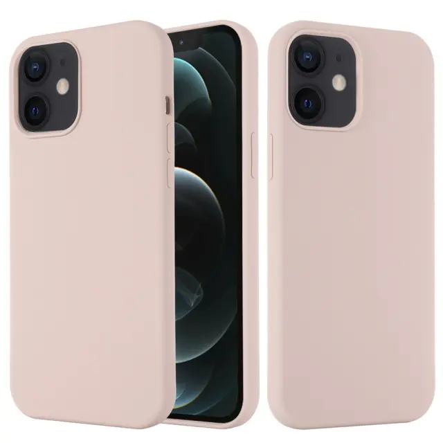 Θήκη Σιλικόνης με MagSafe για iPhone 12 mini-Pink OEM