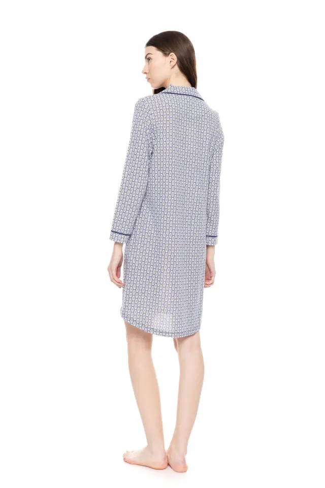 W1552 - Type - NIGHTGWON BUTTONED GEO LOVERS 3