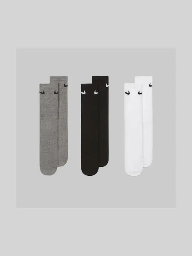 Nike Everyday Lightweight Αθλητικές Κάλτσες Πολύχρωμες 3 Ζεύγη 3