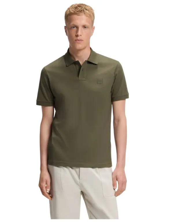 Hugo Boss - Ανδρικό Κοντομάνικο Polo Passenger 50507803-325 Λαδί 3