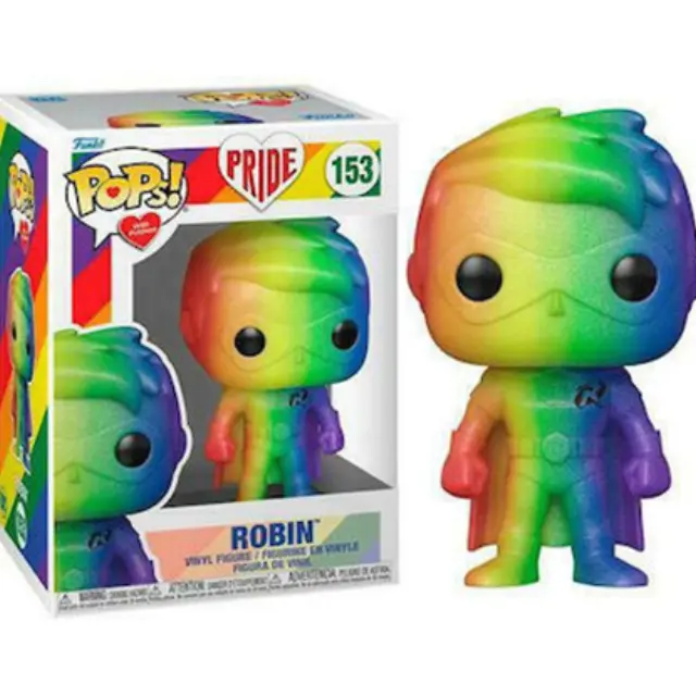 Funko Pop! With Purpose: DC Heroes - Robin Pride 2022 #153 Figure