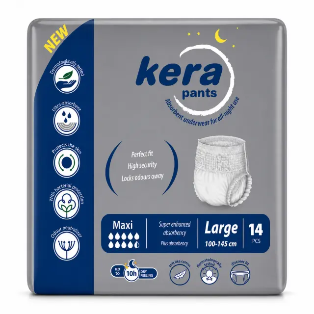 Kera pants maxi night large 100-145cm 14τμχ