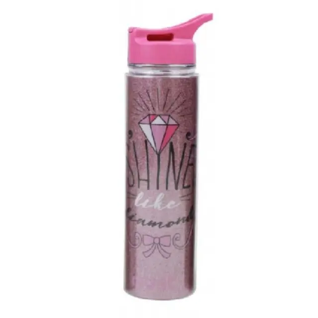 Must Παγούρι Πλαστικό Glitter 450ml - Shine Like Diamond (000584547)