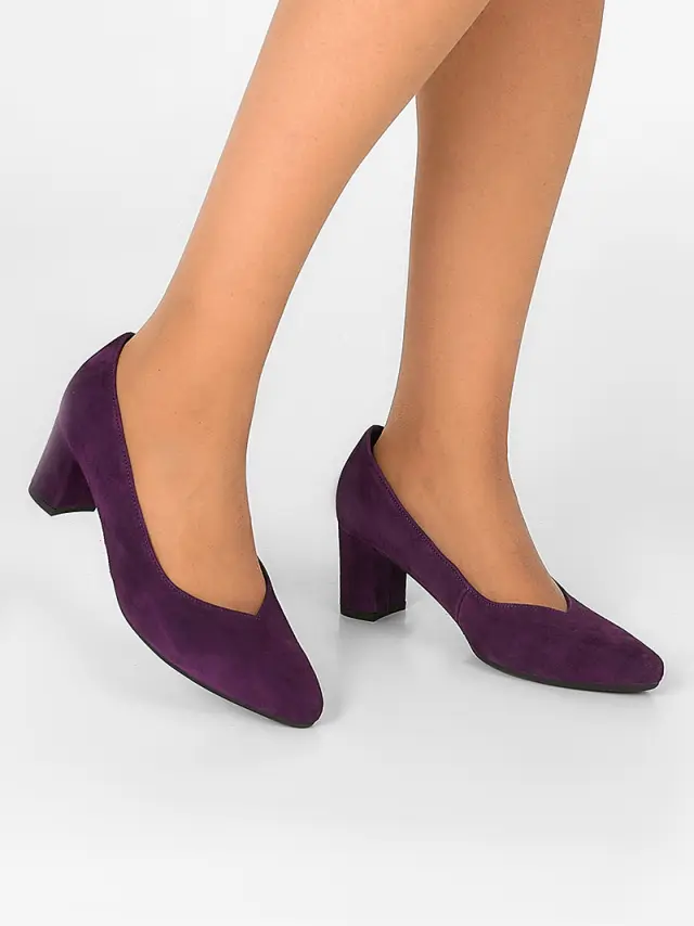 Gabor Γόβες Γυναικείο δέρμα Nubuck Μωβ GAB/32152 49-PURPLE 2