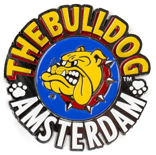 The Bulldog Amsterdam Μεταλλικό Spinner Colored - Διάμετρος 6,5cm 2