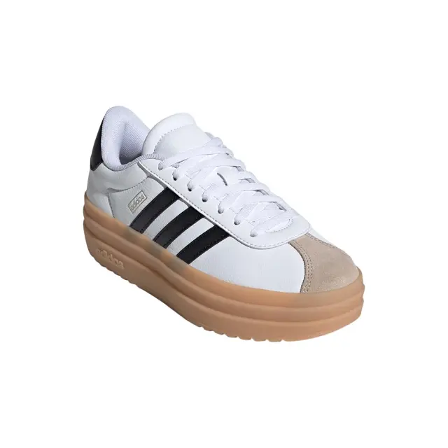 adidas Sportswear Girl's VL Court Bold Leather J Άσπρο - Μαύρο JP5074 (adidas Sportswear) 3