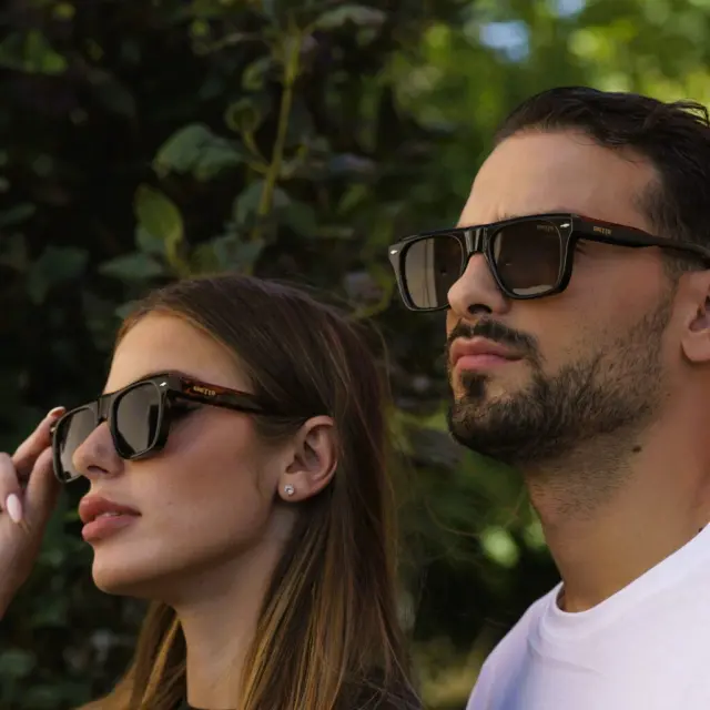 Ghetto Square Luxury Sunglasses Leopard Frame Unisex 2