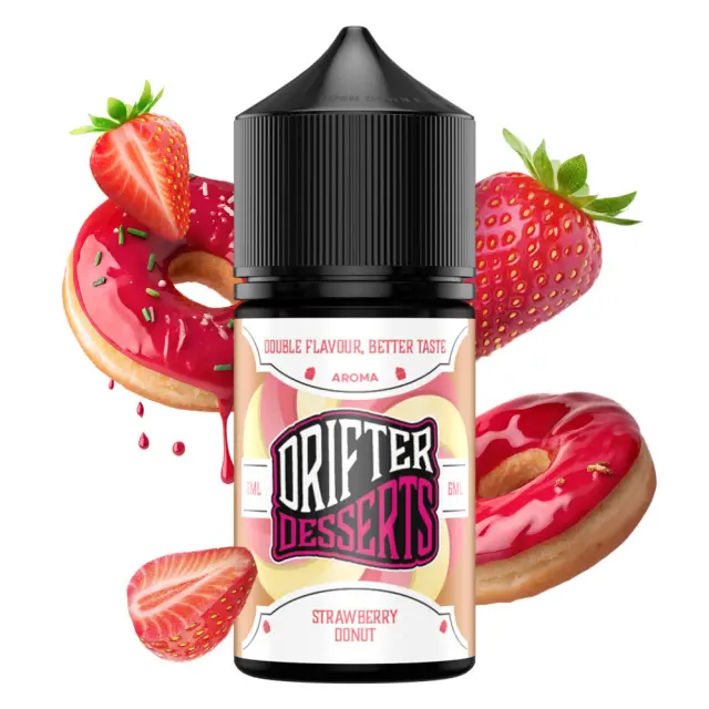 Strawberry Donut 6ml (30ml) - Drifter Desserts Flavorshots