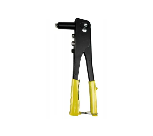 Pliers pop riveter with rivets