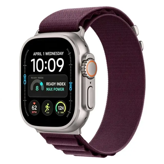 Tech-protect Nylon Pro Apple Watch 8 / 9 / 10 / 11 / 12 / Se / Ultra (44 / 45 / 46 / 49 Mm) Deep Burgundy 3