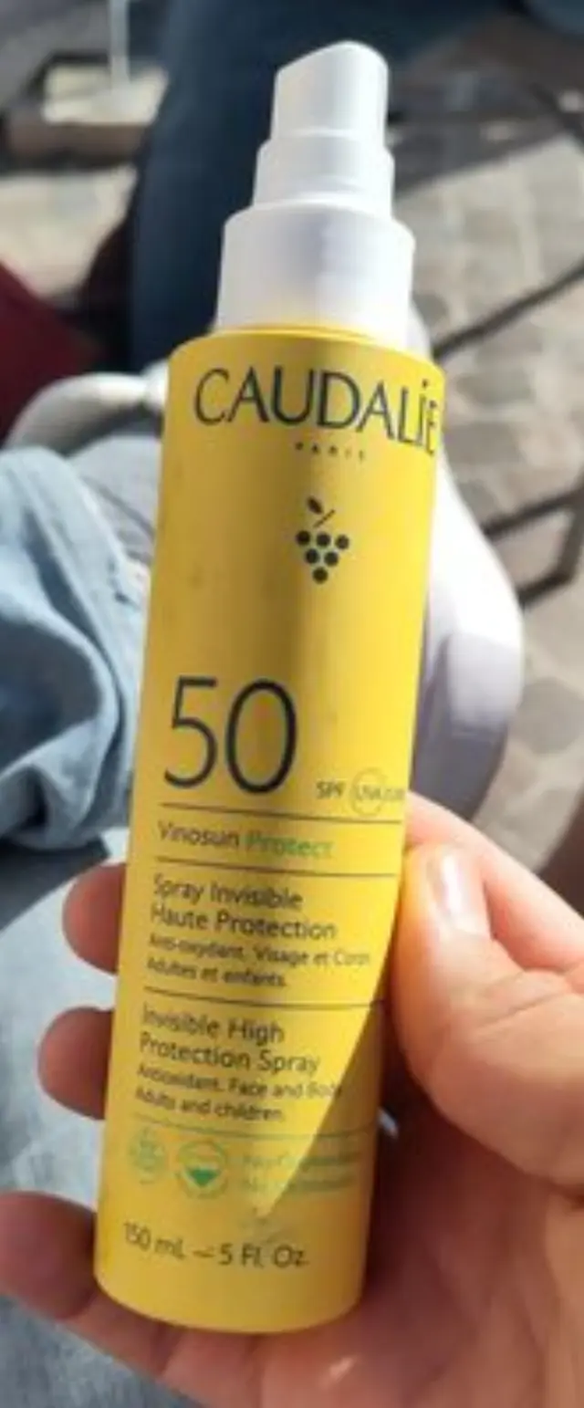 Caudalie Vinosun Protect Invisible High Protection Spray SPF50 Αντηλιακό Σπρέι για Πρόσωπο + Σώμα, 150ml