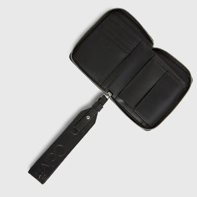 Calvin Klein - Γυναικείο Πορτοφόλι Μεσαίο Gracie Wallet W/Strap K60K611387-BEH Μαύρο 3