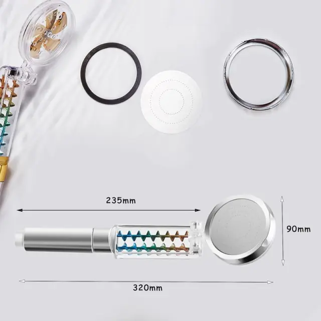Τηλέφωνο Κεφαλή Ντους Μπάνιου με Φίλτρο - High Pressure Shower Head with Filter 0119026 3