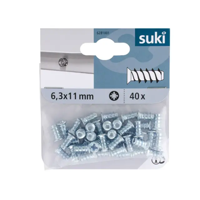 EUROSCREW Βίδα 6.3x11mm Επιψευδαργυρωμένο 2