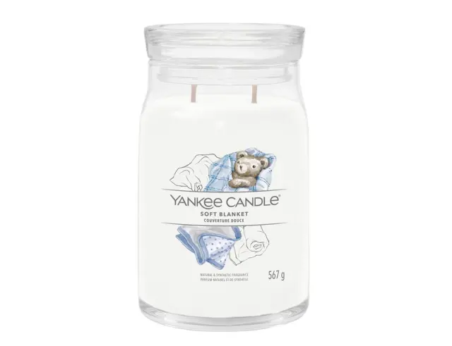 Αρωματικό Κερί Yankee Candle με διάρκεια καύσης έως 80 ώρες και άρωμα Soft Blanket 1701376E