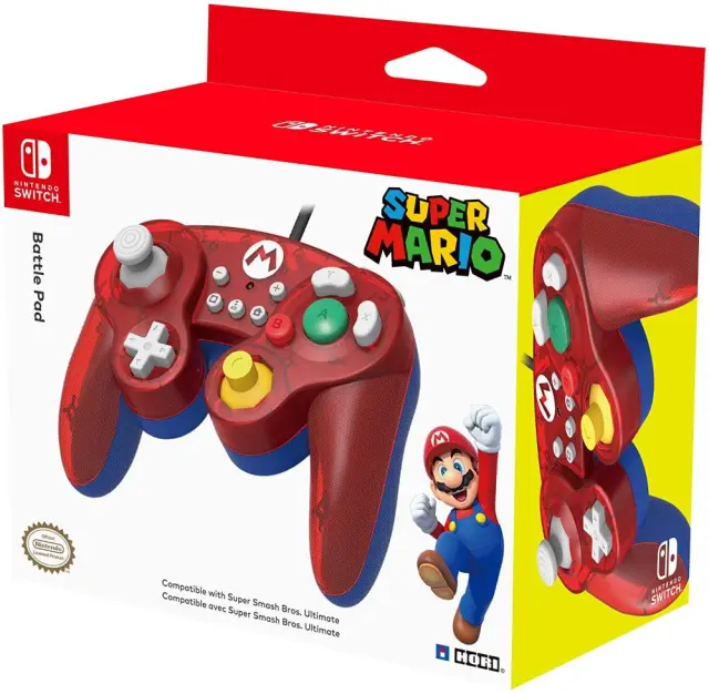 NSW Super Smash Bros Gamepad - Mario NSW-107U