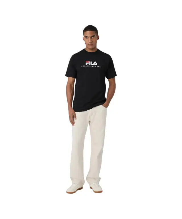 Fila - Ανδρικό T-shirt Valsera FAU0225-80010 Μαύρο 3
