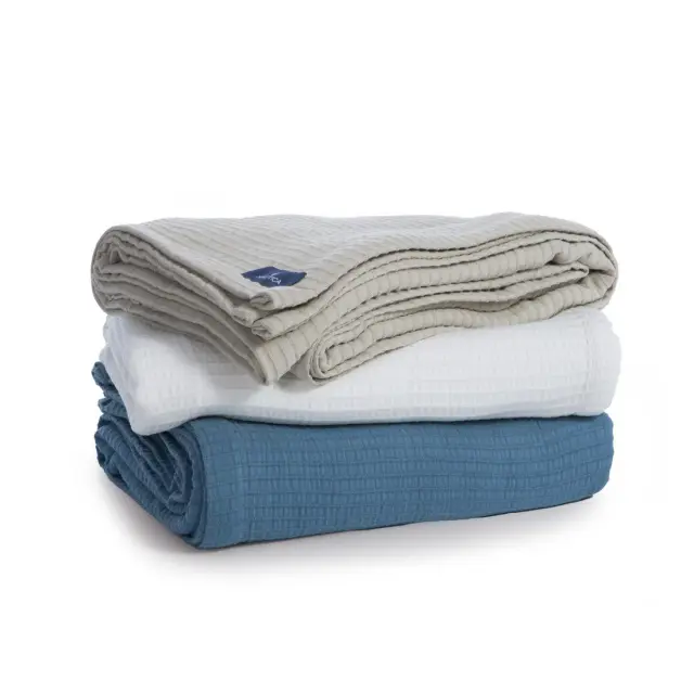 Nef-Nef Homeware Κουβέρτα Πικέ Υπέρδιπλη Nautica Navy 230x240 White 2