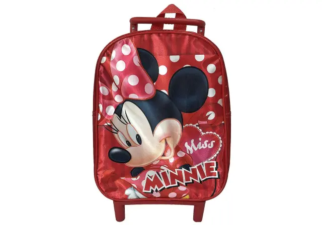 Σχολική τσάντα νηπιαγωγείου Minnie τρόλεϊ