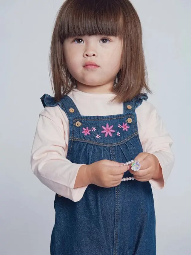 Βρεφική Σαλοπέτα για Κορίτσια Bloomer Denim ΜΠΛΕ 3