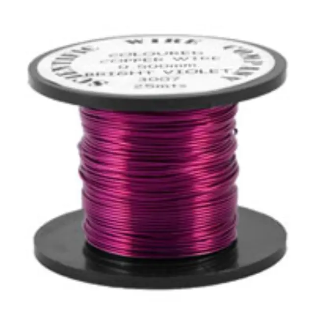Χρωματιστό Σύρμα - Bright Violet - Ø0.71mm - 14m