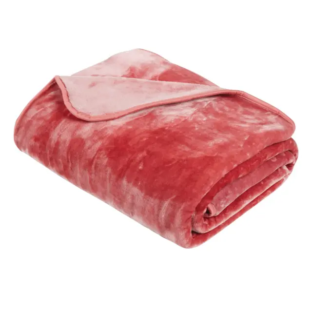 Κουβέρτα 160x220 Μονή Velour 700gsm Das Home 0295 Nude 100% Ακρυλικό 3