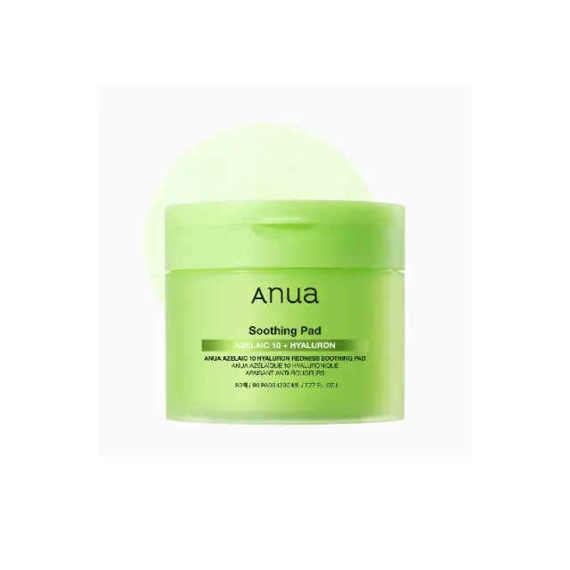 Anua Azelaic 10 Hyaluron Redness Soothing Pad - κατά της ερυθρότητας 90 τμχ