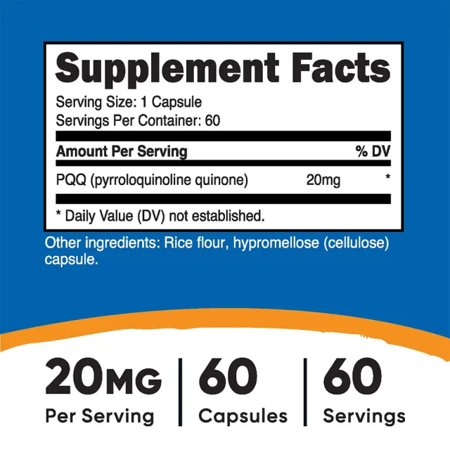 Nutricost PQQ 20 mg 2